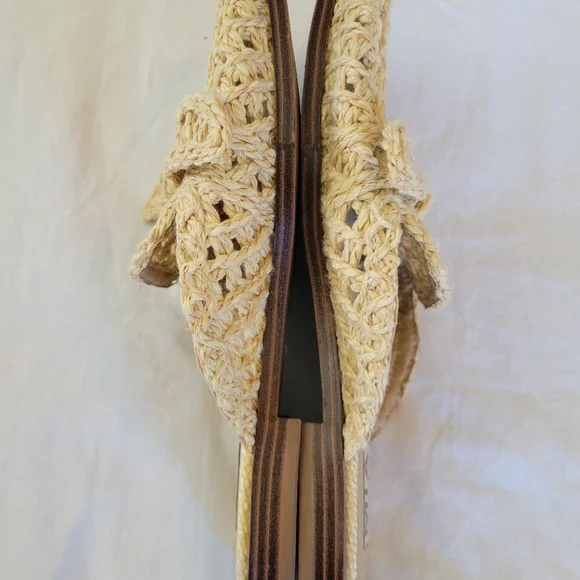 NEW MIA women's layce mule in natural Size 9 - Picture 5 of 8